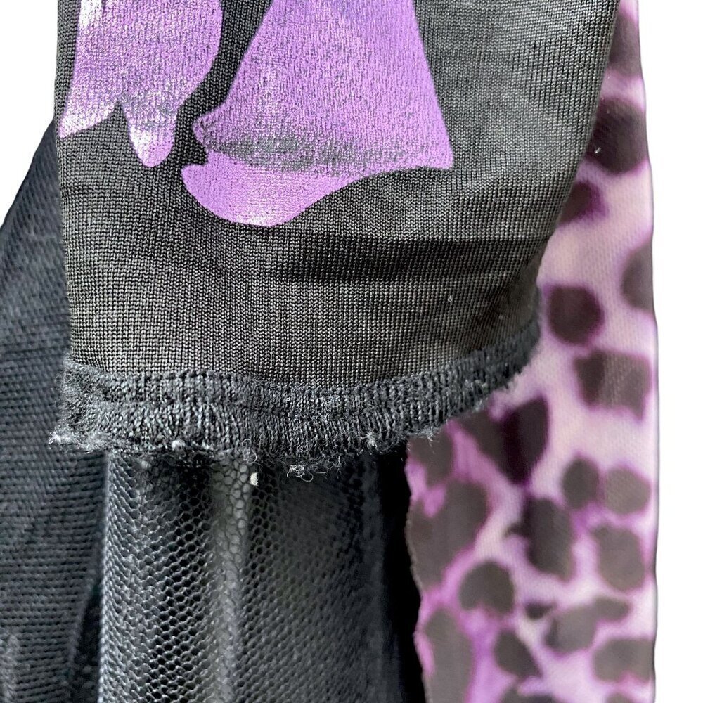 SPIRIT Halloween Dress Girls Medium  Punk Skeleton Witch Costume Dress Only - Picture 10 of 11